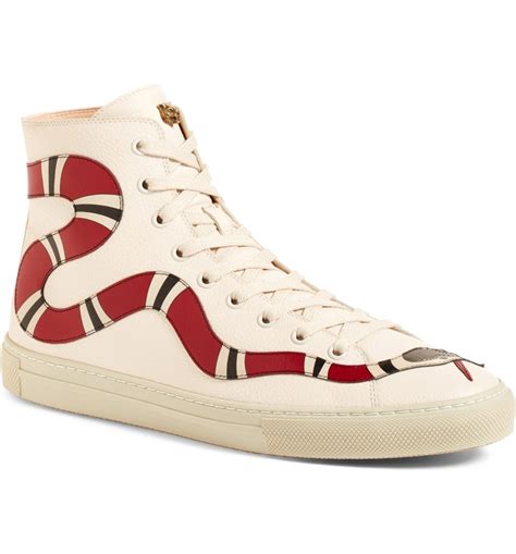 gucci major snake high-top sneaker|gucci ace embroidered sneakers.